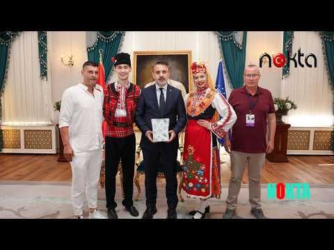 Altın Karagöz ekiplerinden Başkan Vekili Şahin Biba’ya ziyaret