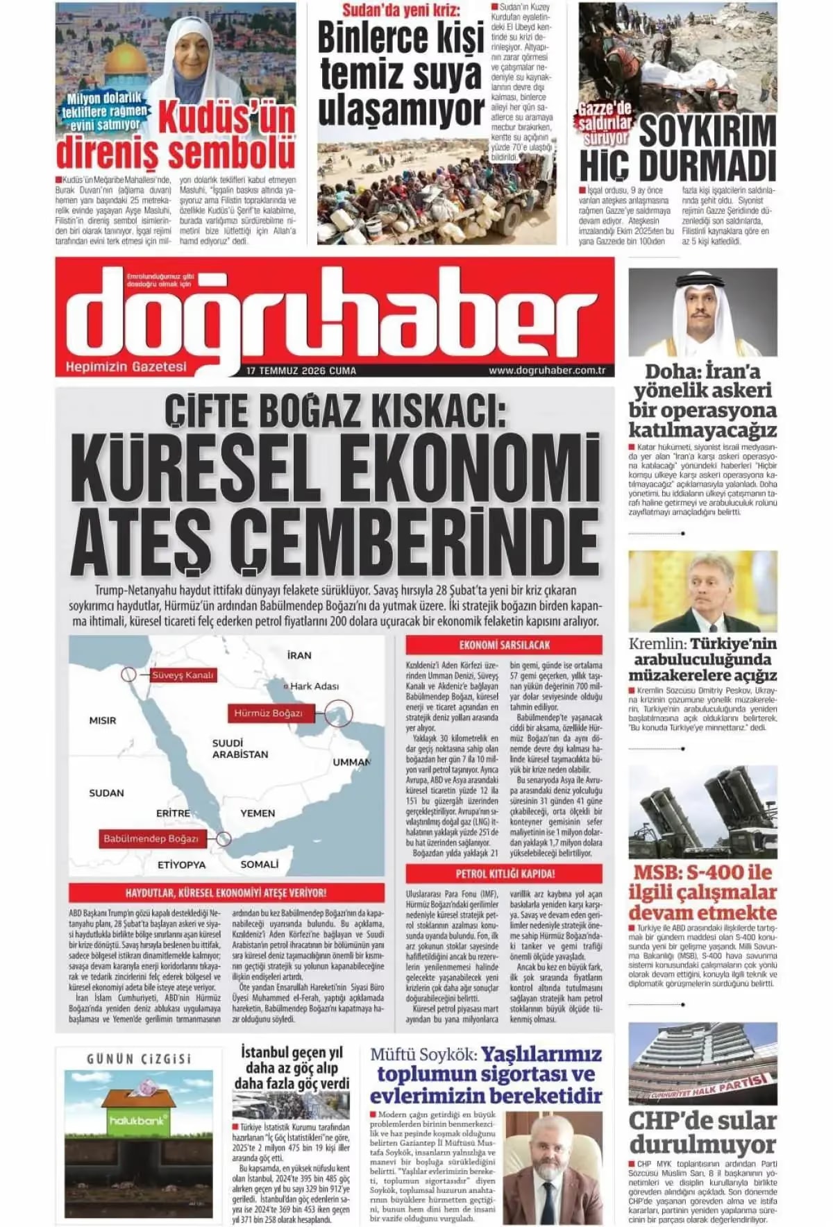 16 TEMMUZ 2026 · 2 e-gazete kapağı