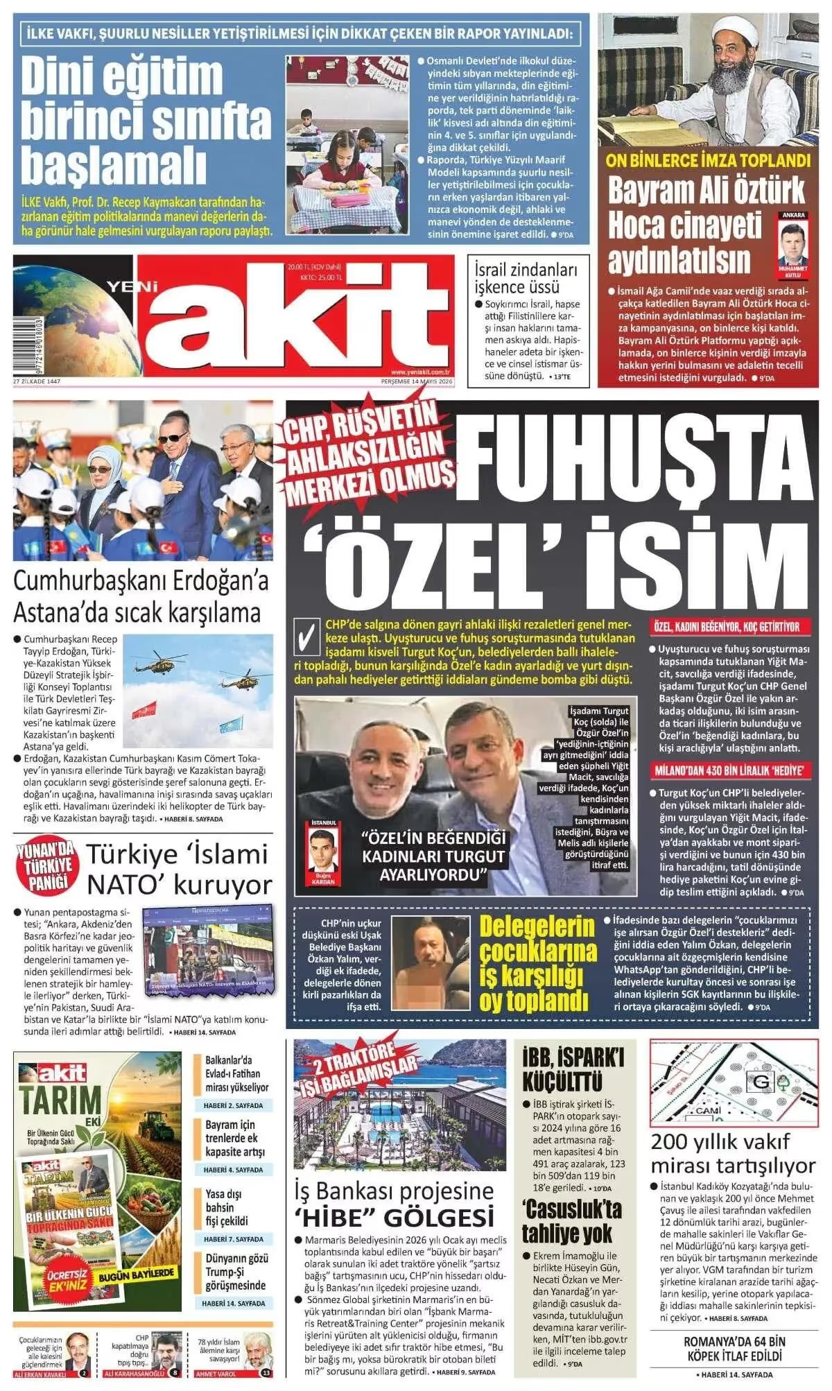 16 TEMMUZ 2026 · 10 e-gazete kapağı