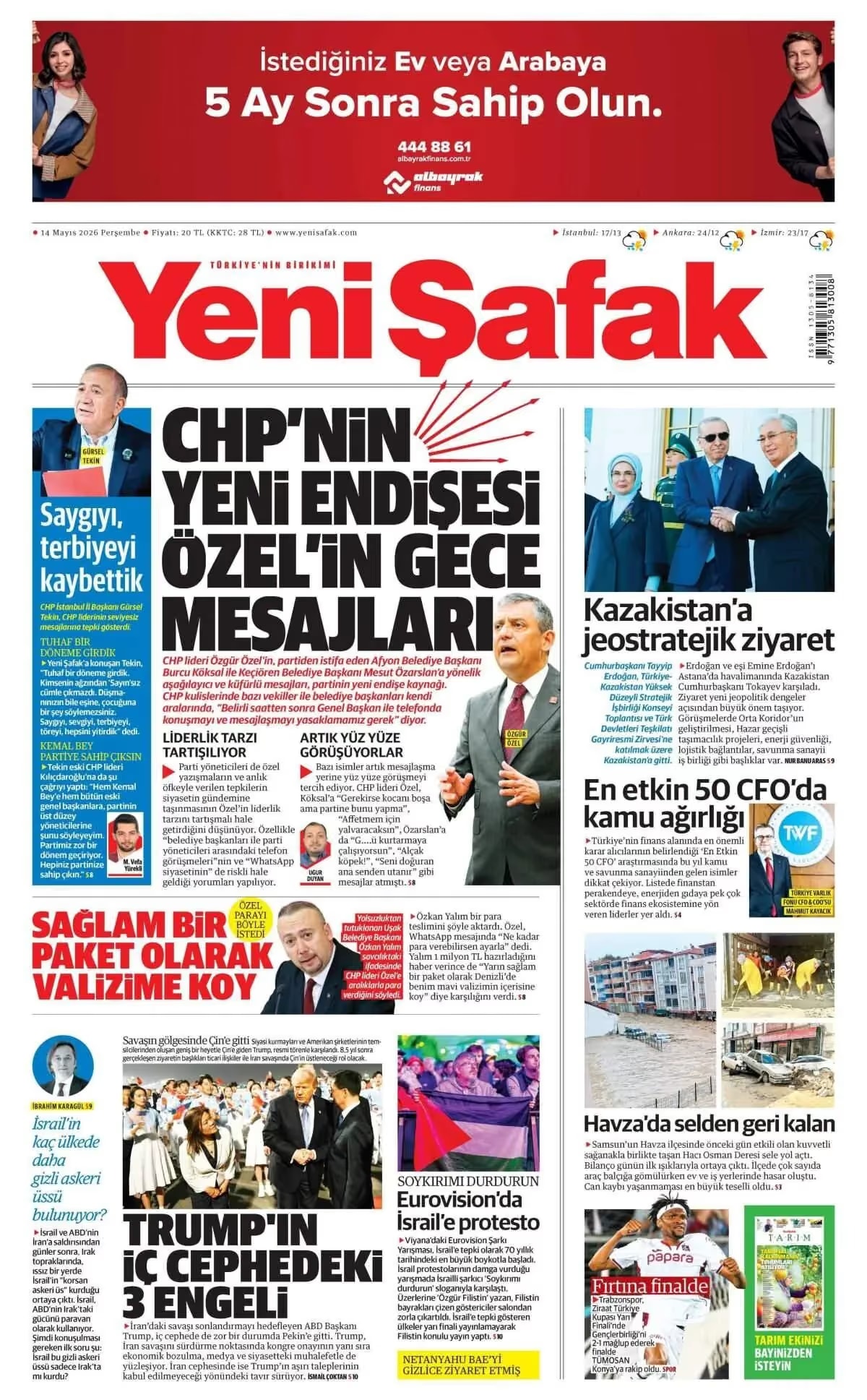 16 TEMMUZ 2026 · 15 e-gazete kapağı