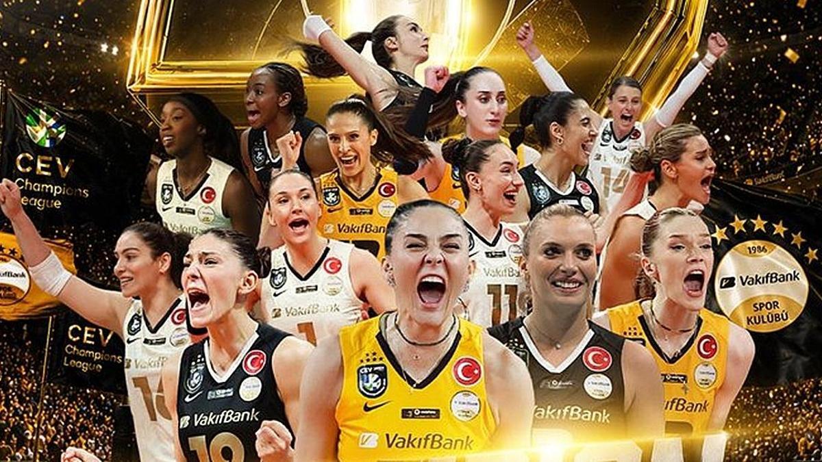 CEV Şampiyonlar Ligi şampiyonu VakıfBank